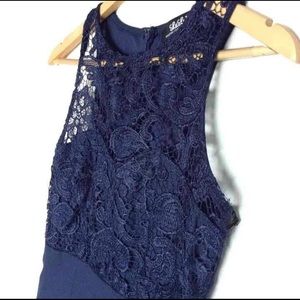 Lulus Navy Formal Dress